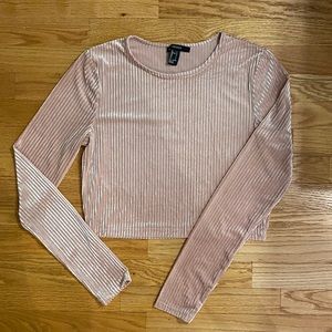 Baby Pink Velvet Long Sleeve